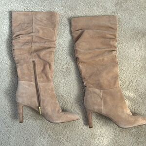 Vince Camuto khaki slouch boots